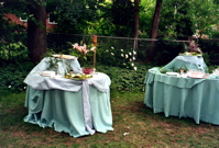 The Tent's Serving Tables