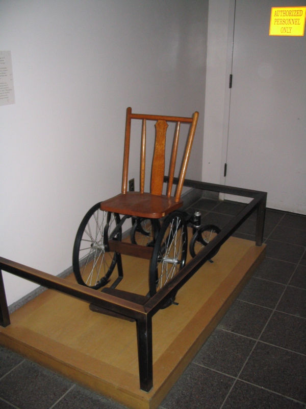 FDR's Wheelchair (replica)