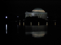 From the FDR Memorial, reflected