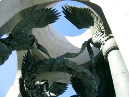 Eagles Carrying a Wreath