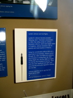 Johnson's Pen to sign the Civil Rights Act of 1964