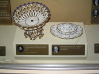 Pierce's fruit basket and John Adams' Gravy Boat