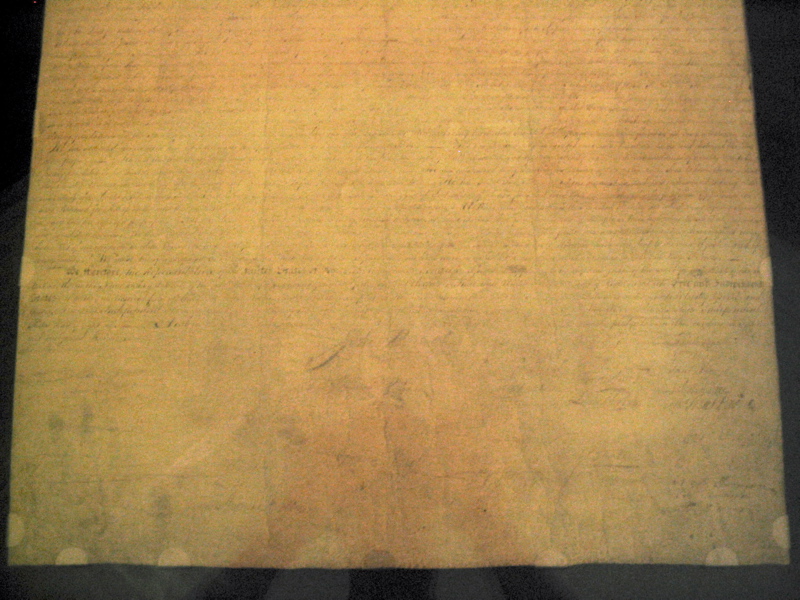 Declaration of Independence (bottom)