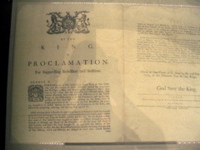 Proclamation by the King for Suppressing Rebellion and Sedition