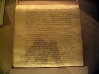 The Articles of Confederation, closeup
