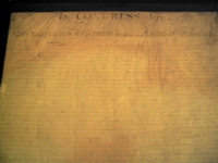 Declaration of Independence (top)