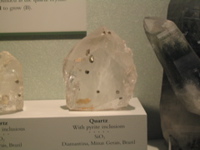 Quartz with Pyrite inclusions