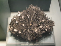 Stibnite (with barite)