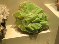 Green Calcite (with duftite inclusions)