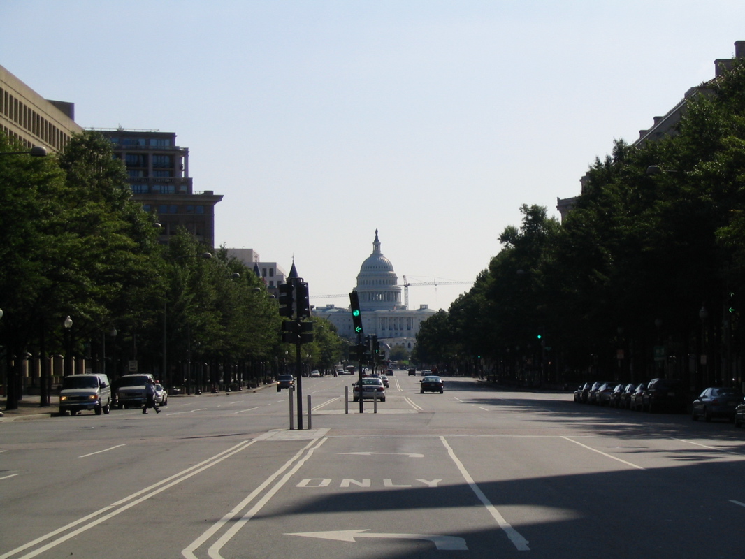 View down the main drag