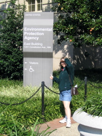 Posing with the EPA