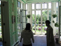 Looking out the Veranda