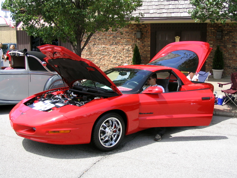 Red 1996 Pontiac Firebird