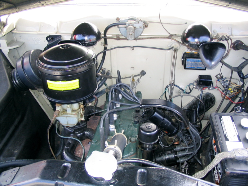 Off-white Studebaker Engine