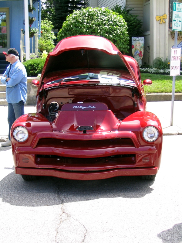 Red Old Guys Rule Chevrolet Pickup