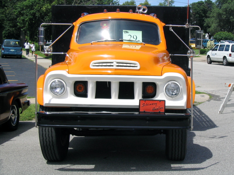 Orange Schinery Hauler Studebaker