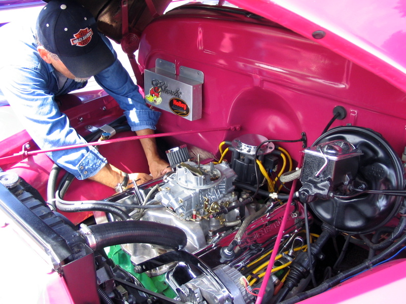 Pink Panther Chevrolet Pickup Engine