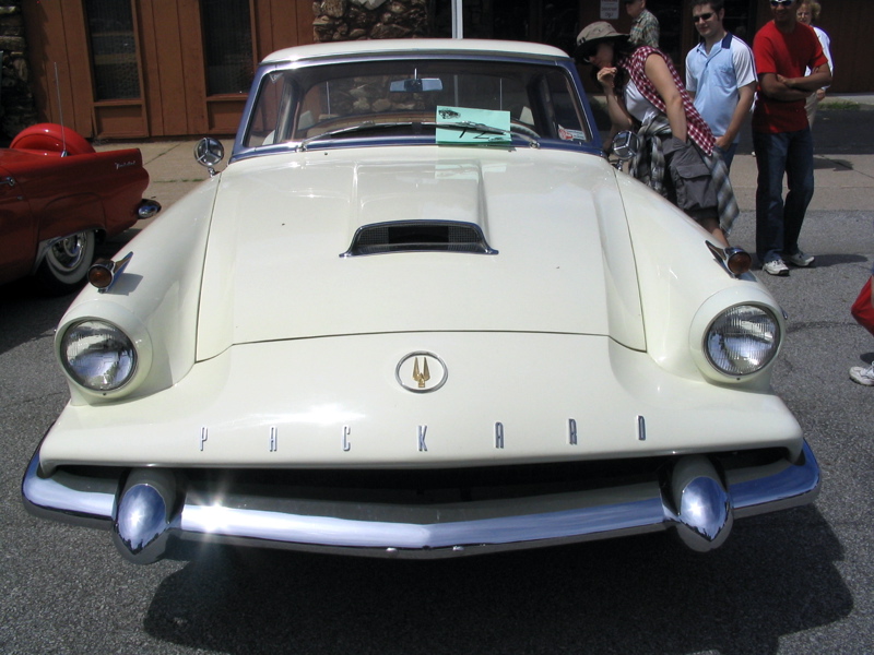 White 1958 Super Charged Packard Hawk