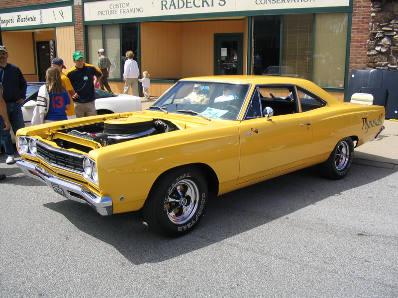 Yellow 1968 Plymouth