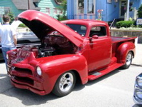 Red Old Guys Rule Chevrolet Pickup