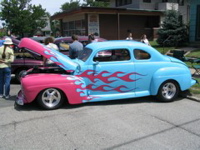 Pink 'n' Blue 1946 Ford
