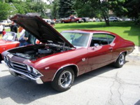 Dark Red Chevrolet SS