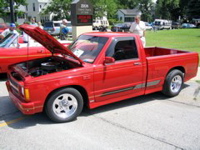 Red Chevrolet S10 Pickup