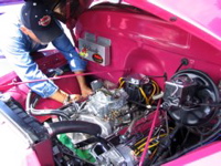 Pink Panther Chevrolet Pickup Engine