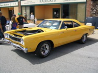 Yellow 1968 Plymouth