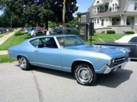 Baby Blue Chevrolet 307