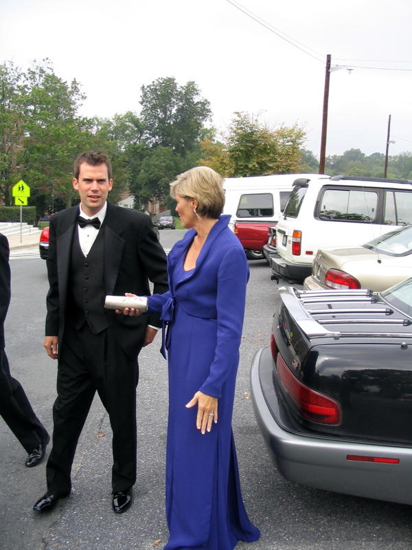 Mrs. Booth & Alex, the Groomsman