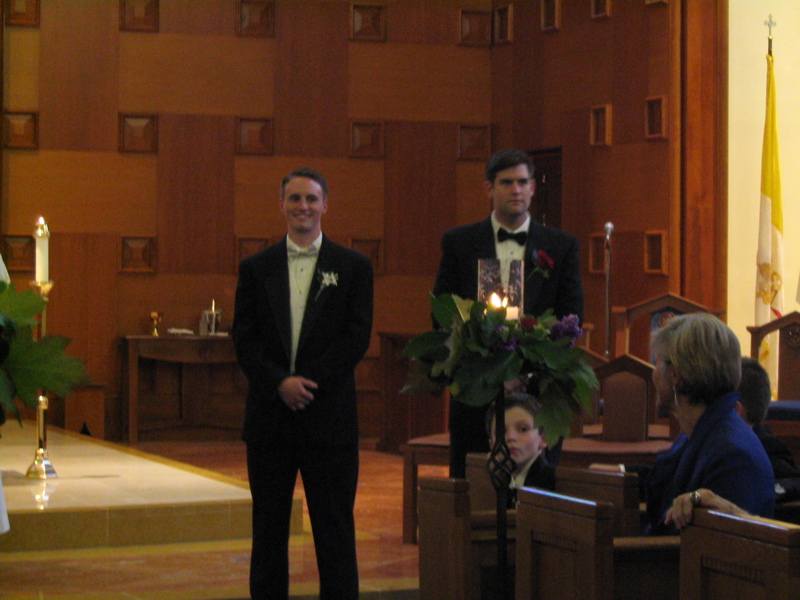 JP and best man Scott Cullen