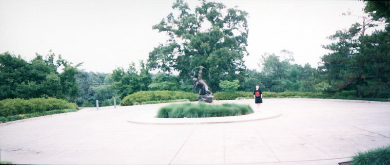 Me and a Statue