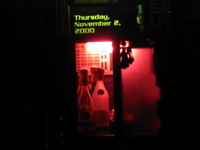 The Cabinet, Lit, Closed